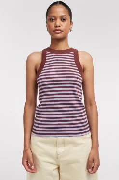 Topshop Top estampado espalda cruzada^Mujer Camisetas