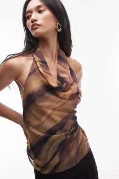 Topshop Top halter neck^Mujer Camisetas|Total Look