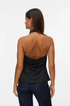 Vero Moda Top satinado atado al cuello^Mujer Camisas Y Blusas