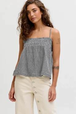 Jack & Jones Top seersucker algod&oacute;n^Mujer Total Look