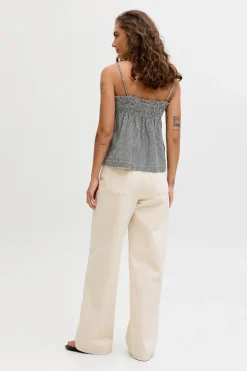 Jack & Jones Top seersucker algod&oacute;n^Mujer Total Look