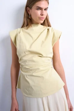 Topshop Top sin mangas estructurado^Mujer Camisetas