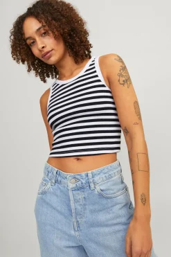 Jack & Jones Top tirantes rib rayas^Mujer Camisetas