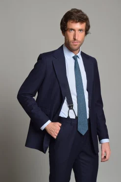 Cloking Traje Liso British Collection 100% Lana^Hombre Americanas