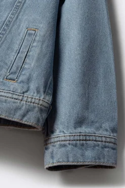 Springfield Kids Trucker denim ni&ntilde;a margaritas^Niños Abrigos Y Chaquetas