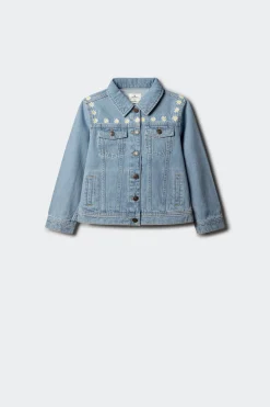 Springfield Kids Trucker denim ni&ntilde;a margaritas^Niños Abrigos Y Chaquetas