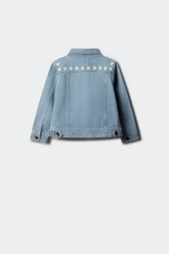 Springfield Kids Trucker denim ni&ntilde;a margaritas^Niños Abrigos Y Chaquetas