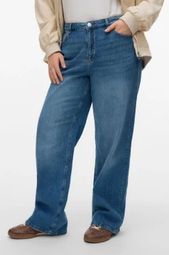 Vero Moda Curve Vaquero ancho talla grande^Mujer Jeans