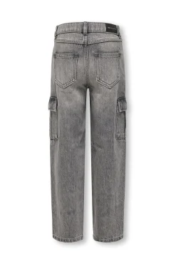 Only Girls Vaquero cargo de ni&ntilde;a^Niños Pantalones