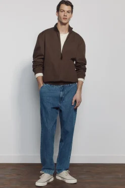 Springfield Vaquero chino sobretintado relaxed fit^Hombre Jeans|Pantalones