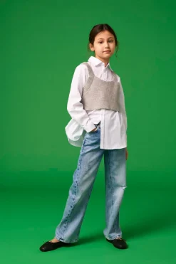 Only Girls Vaquero wide de ni&ntilde;a^Niños Jeans|Pantalones