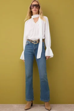Trendyol Vaqueros acampanados^Mujer Jeans|Pantalones