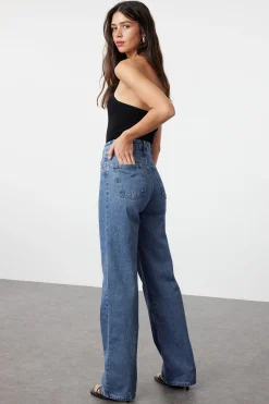 Trendyol Vaqueros anchos^Mujer Jeans|Pantalones