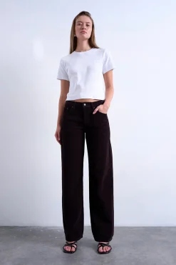 Topshop Vaqueros de pierna ancha^Mujer Jeans|Pantalones