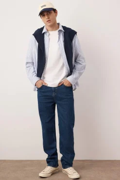 Trendyol Vaqueros rectos lisos^Hombre Jeans|Pantalones