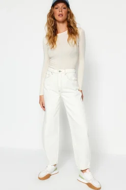 Trendyol Vaqueros tipo barrel^Mujer Jeans|Pantalones