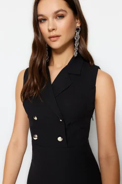 Trendyol Vestido ajustado midi^Mujer Vestidos Y Monos