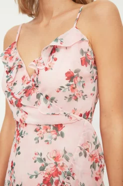 Trendyol Vestido asim&eacute;trico midi^Mujer Vestidos Y Monos