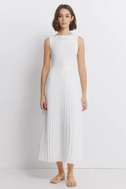 Springfield Vestido bimateria^Mujer Vestidos Y Monos