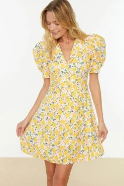 Trendyol Vestido corto cuello camisero^Mujer Vestidos Y Monos