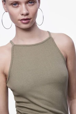 Pieces Vestido corto cuello Halter^Mujer Vestidos Y Monos