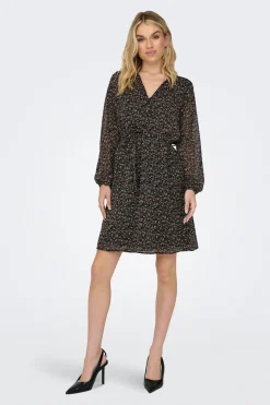 Only Vestido corto de gasa^Mujer Vestidos Y Monos