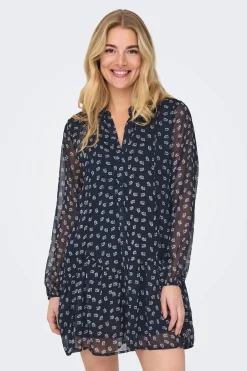 Only Vestido corto de gasa^Mujer Vestidos Y Monos