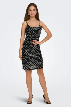 Only Vestido corto de lentejuelas^Mujer Vestidos Y Monos