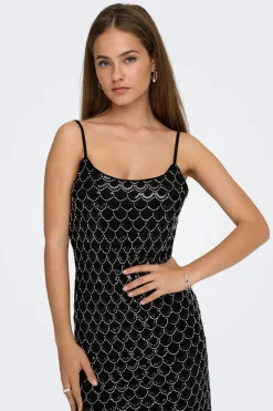 Only Vestido corto de lentejuelas^Mujer Vestidos Y Monos