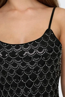 Only Vestido corto de lentejuelas^Mujer Vestidos Y Monos