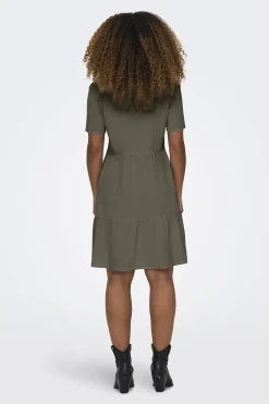 Only Vestido corto de lino^Mujer Lino