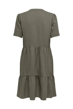 Only Vestido corto de lino^Mujer Lino