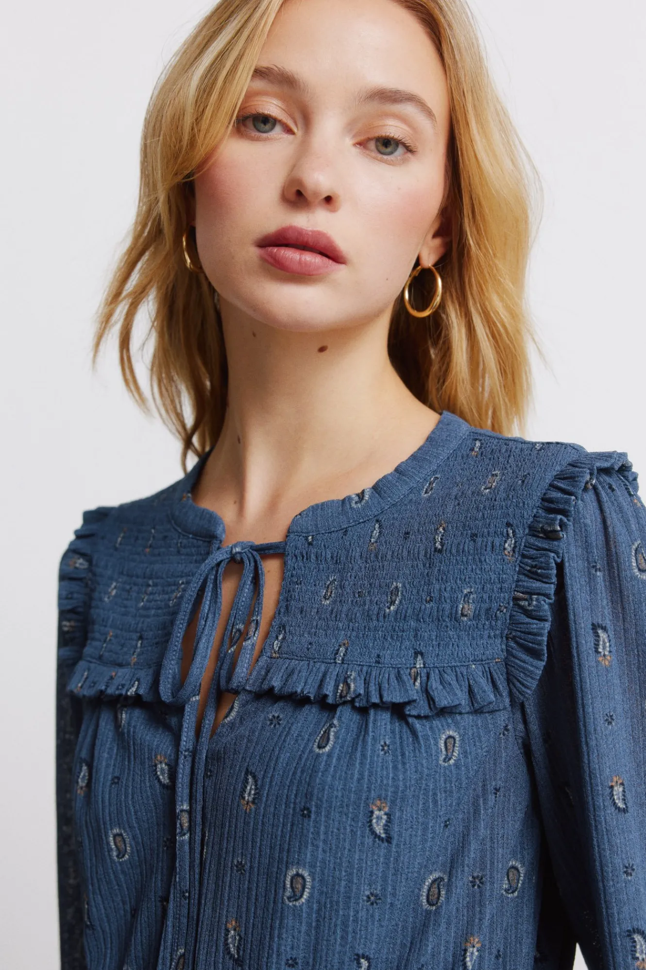 Springfield Vestido corto de manga larga volantes^Mujer Vestidos Y Monos