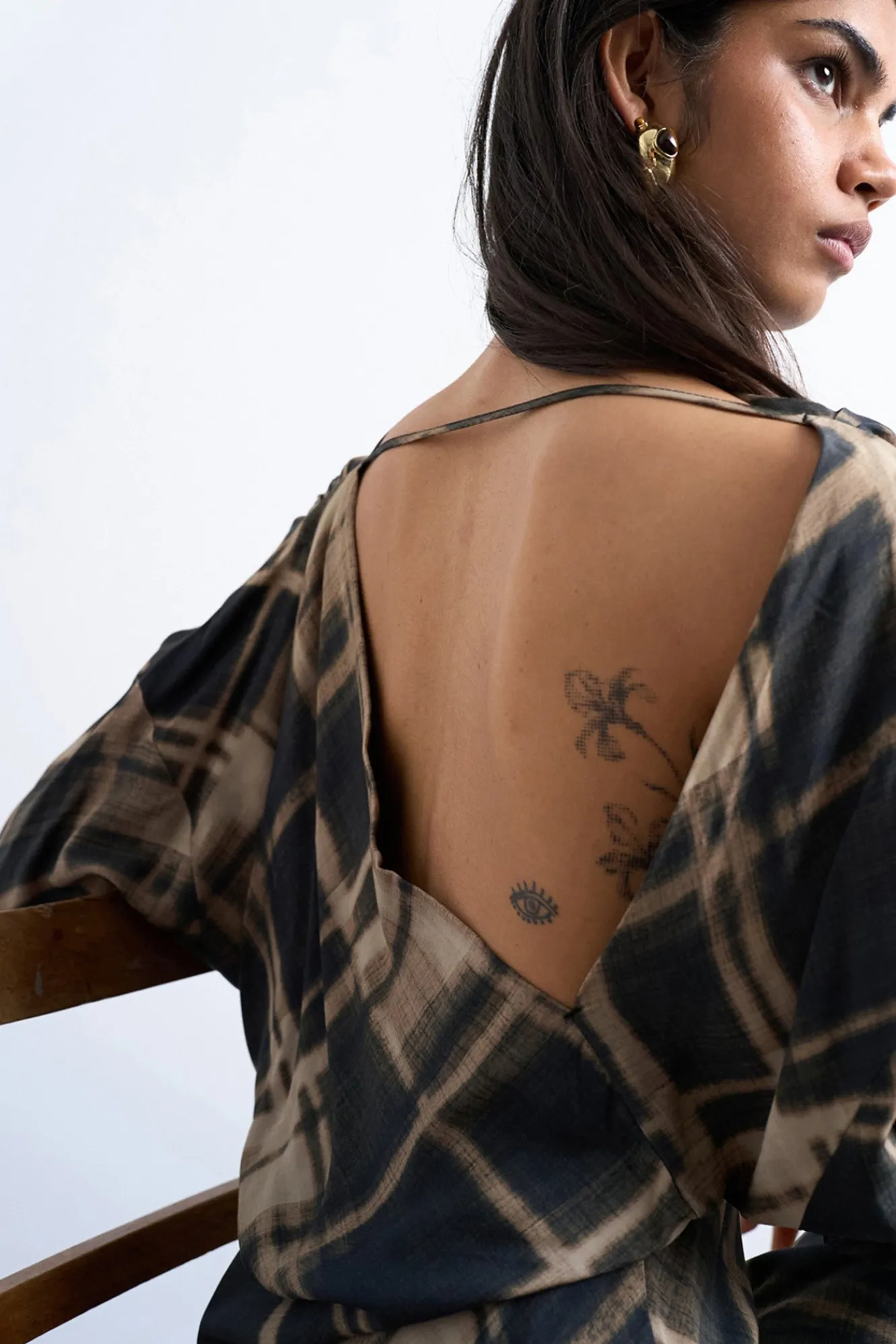 Topshop Vestido corto de manga larga.^Mujer Vestidos Y Monos