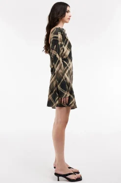 Topshop Vestido corto de manga larga.^Mujer Vestidos Y Monos