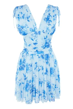 Trendyol Vestido corto escote en pico^Mujer Vestidos Y Monos