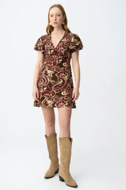 Tiffosi Vestido corto estampado^Mujer Vestidos Y Monos