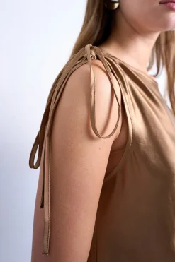 Topshop Vestido corto manga asim&eacute;trica^Mujer Vestidos Y Monos