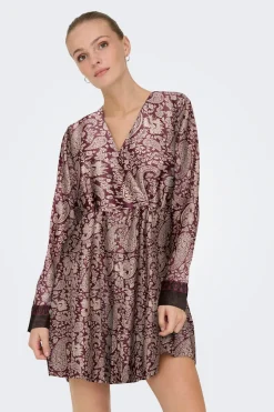 Only Vestido corto satinado^Mujer Vestidos Y Monos