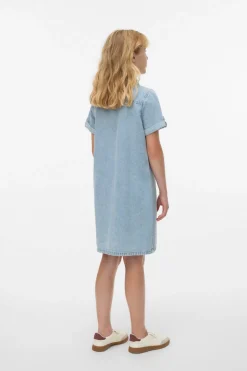 Vero Moda Girl Vestido corto vaquero^Niños Vestidos Y Monos
