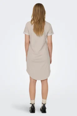 JDY Vestido de manga corta y cuello redondo^Mujer Vestidos Y Monos