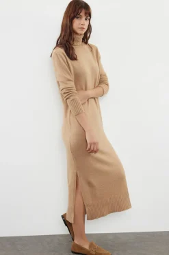 Trendyol Vestido de punto midi^Mujer Vestidos Y Monos|Basic Bar
