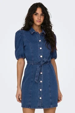 Only Vestido denim corto^Mujer Vestidos Y Monos