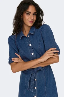 Only Vestido denim corto^Mujer Vestidos Y Monos