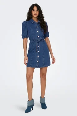Only Vestido denim corto^Mujer Vestidos Y Monos