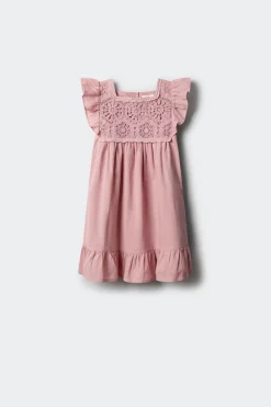 Springfield Kids Vestido detalles crochet ni&ntilde;a^Niños Vestidos Y Monos