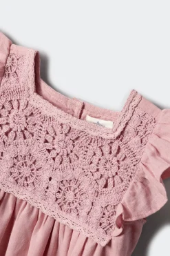 Springfield Kids Vestido detalles crochet ni&ntilde;a^Niños Vestidos Y Monos