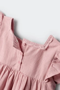 Springfield Kids Vestido detalles crochet ni&ntilde;a^Niños Vestidos Y Monos