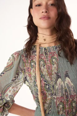 Slowlove Vestido estampado gomas^Mujer Vestidos Y Monos