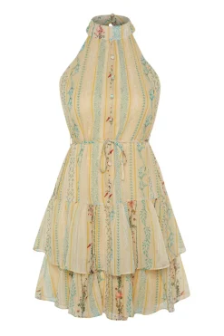 Trendyol Vestido estampado lazo^Mujer Vestidos Y Monos